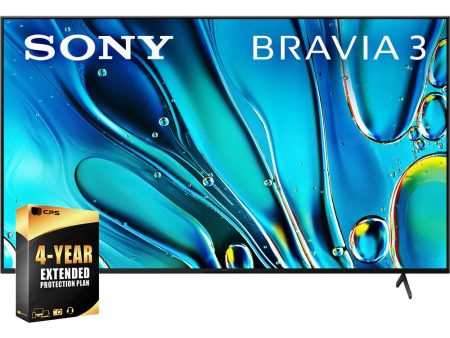 Sony BRAVIA 3 K55S30 55 inch 4K HDR Smart LED TV 2024 with 4 Year Warranty Supply