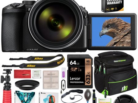 Nikon COOLPIX P950 Compact Digital Camera 83x Optical Zoom + Extended Warranty Bundle Online Sale