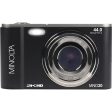 Minolta MND20 44 MP   2.7K Ultra HD Digital Camera - Black - Open Box Cheap