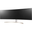 LG 49 Inch 32:9 UltraWide Dual QHD IPS Curved LED Monitor with HDR 10 - Open Box Online now