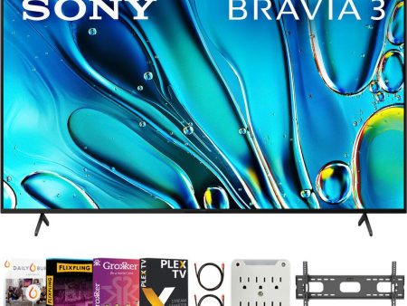 Sony BRAVIA 3 K55S30 55  4K HDR Smart LED TV (2024) with Movies Streaming Pack on Sale