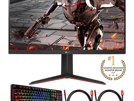 LG 32GN650-B 32  UltraGear QHD 165Hz 16:9 HDR10 Monitor w  Deco Gaming Keyboard Online Hot Sale