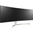 LG 49 Inch 32:9 UltraWide Dual QHD IPS Curved LED Monitor with HDR 10 - Open Box Online now