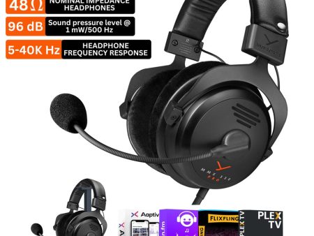 BeyerDynamic MMX 330 Pro Open-back Gaming Headset w  Headphone Stand Bundle on Sale