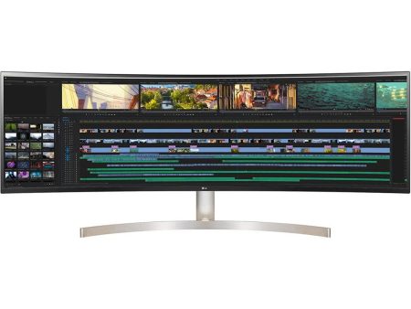 LG 49 Inch 32:9 UltraWide Dual QHD IPS Curved LED Monitor with HDR 10 - Open Box Online now