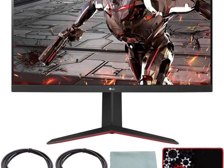 LG 32  UltraGear QHD 165Hz HDR10 Monitor with FreeSync Premium+Mouse Pad Bundle on Sale