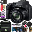 Panasonic LUMIX FZ80D Point and Shoot 4K Digital Camera w  20-1200mm Lens DC-FZ80D Bundle Hot on Sale