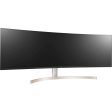 LG 49 Inch 32:9 UltraWide Dual QHD IPS Curved LED Monitor with HDR 10 - Open Box Online now