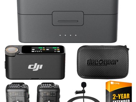 DJI Mic 2 All-In-One Wireless Microphone Bundle with 2 YR Warranty and Accessories Fashion