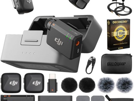 DJI Mic Mini (2 TX + 1 RX + Charging Case), Ultralight with 2YR Warranty Bundle on Sale