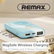 Remax Lefon MagSafe Wireless Charger Power Bank 10,000 mAh 2 Ports Supply