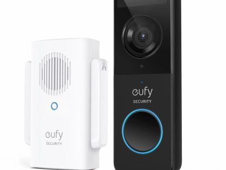 Eufy Security Slim 1080P Wireless Doorbell with Homebase Mini Repeater Supply