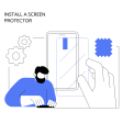 Screen Protector installation (Google Pixel 9 Pro XL) Supply