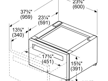 Bosch WTZPW2XD Dryer platform with pull-out WTZPW2XD 17008591 For Discount