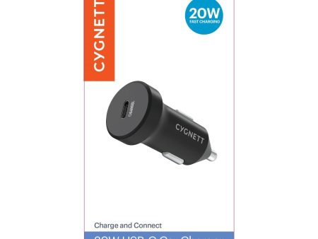 Cygnett Charge & Connect 20W USB-C Car Charger Discount