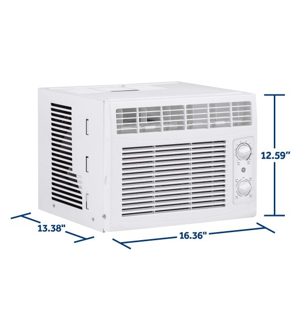 AWAS05BWF GE® 5,000 BTU Mechanical Window Air Conditioner for Small Rooms up to 150 sq ft. For Cheap