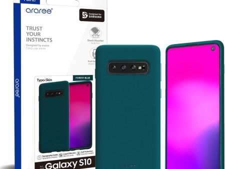 Araree Typo-Skin Galaxy S10 Plus (Red   Forest Blue) Online now